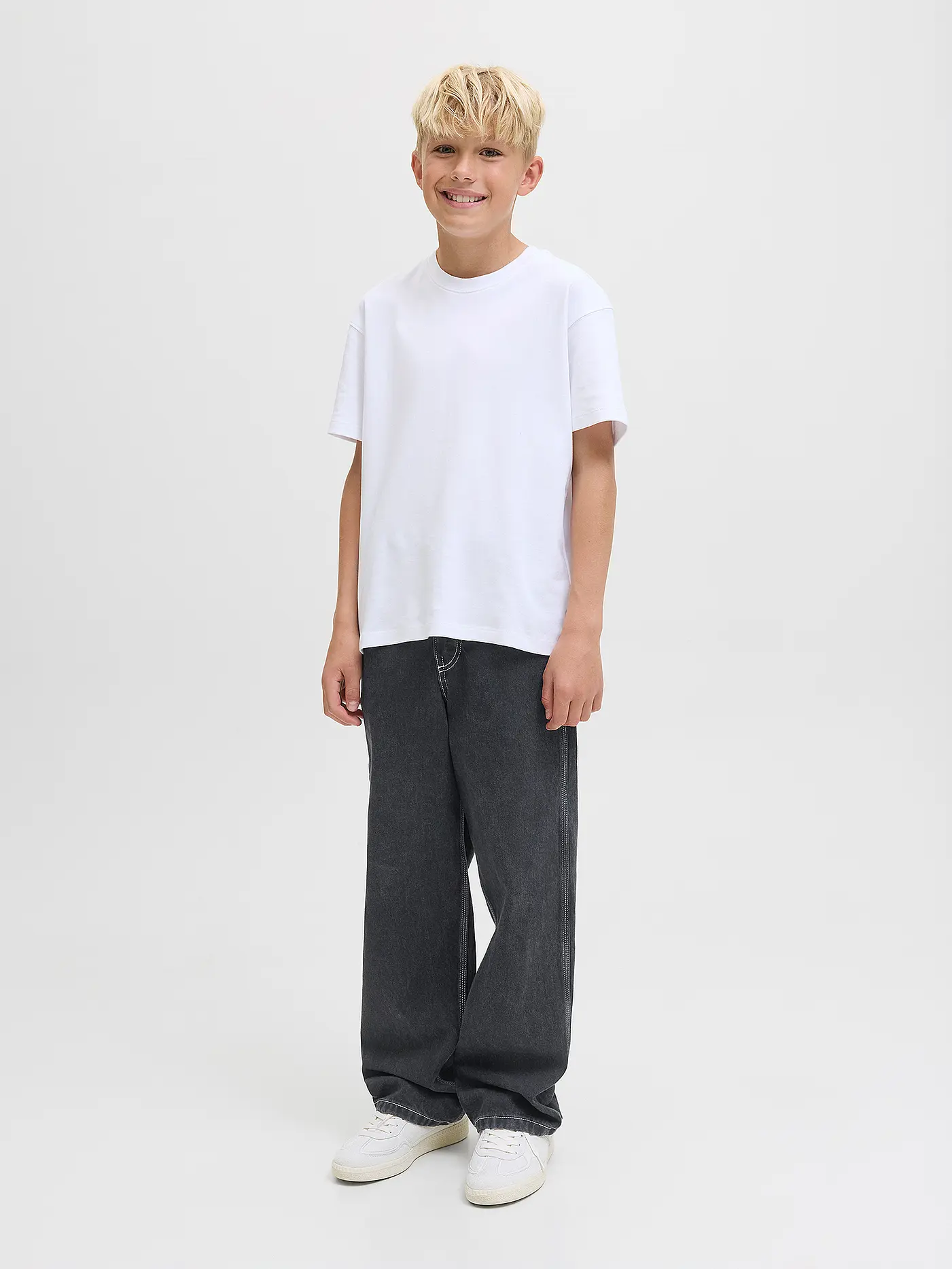 JACK & JONES | Jungen Jeans Tapered Fit JJALEX | schwarz
